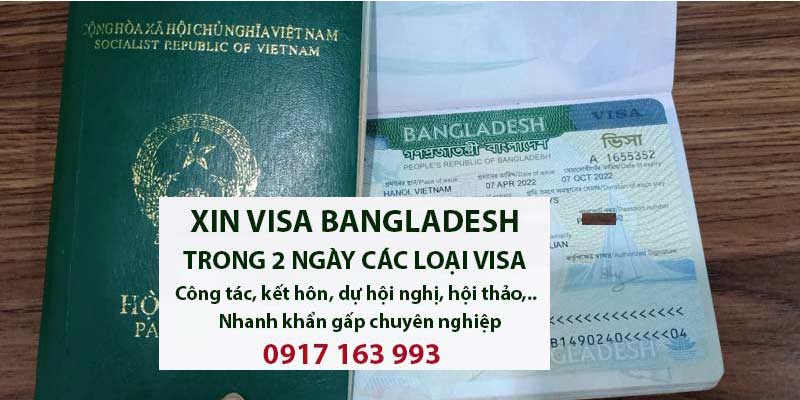 hướng dẫn khai form làm visa đi bangladesh