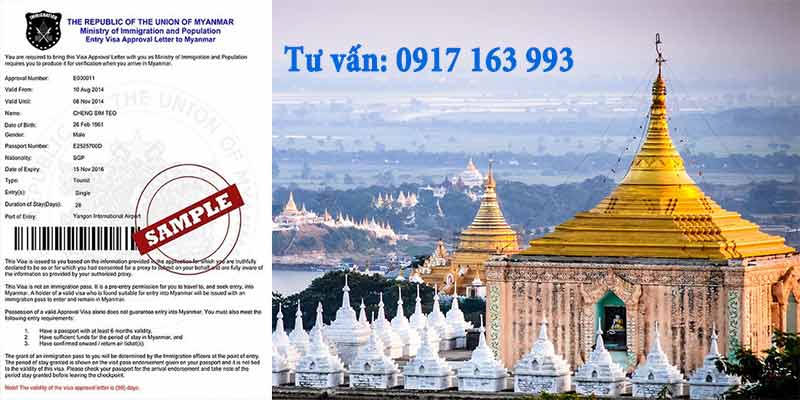 hướng dẫn làm e visa myanmar online
